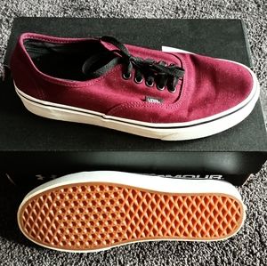 New Maroon Vans